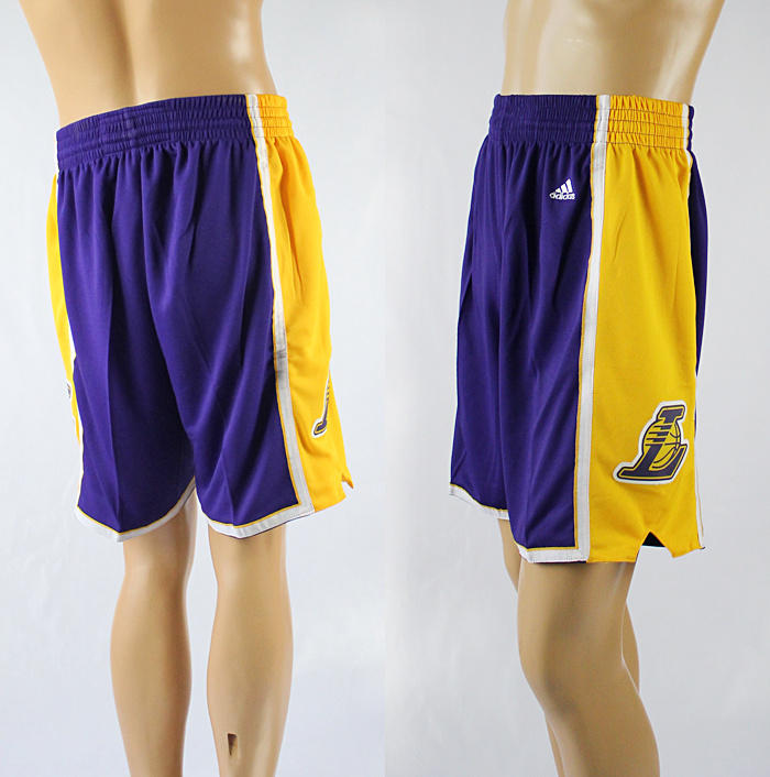  NBA Los Angeles Lakers New Revolution 30 Purple Shorts